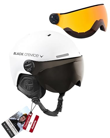Black Crevice Skihelm Arlberg mit 2 Visier