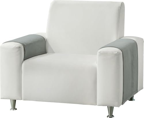 Erwin Müller Armlehnenschoner 2er- Pack Silber Größe 50x70 - strapazierstark, weich, temparaturausgleichend (weitere Farben)