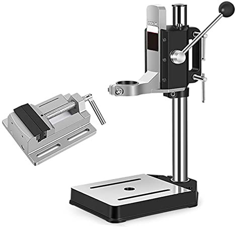 LXX Colonne de Support pour Perceuse avec Etau, Support Perceuse à Colonne, Supports pour Perceuse Outil de Réparation D'établi Professionnelles