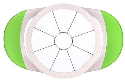 Chef Remi Latest 17.3cm Apple & Pear Corer and Slicer -2Yr Warranty- [Premium Divider,Cutter,Wedger]- Ultra Sharp Stainless Steel Blades - Soft, Comfortable Non-Slip Handle