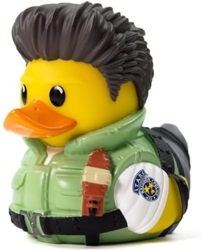 TUBBZ Boxed Edition - Figura Coleccionable de Pato de Goma de Vinilo de Chris Redfield, Producto Oficial de Resident Evil, TV de Terror, películas y Videojuegos