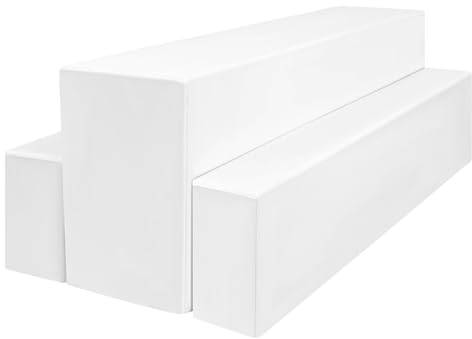 1 Pack Bierbank Hussen & Biertisch Husse 3er-Set, 220 x 50 x 80 cm in Bierzeltgarnitur, Biertischhusse Premium für 50 cm Blickdicht waschbar Tisch für Outdoor-Bankette (Weiß)