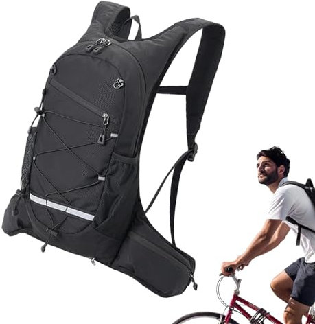 Aizuoni Trinkrucksack, Wasserrucksack zum Wandern | Laufrucksack für Herren,Trink-Wasserblase, Trinkrucksack ohne Wasserblase, Laufrucksack zum Radfahren, Wandern
