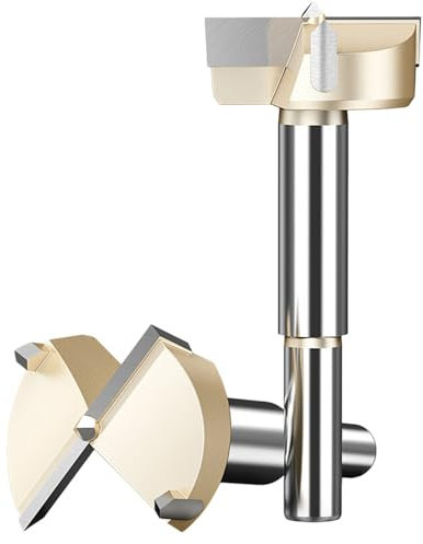 1pc Punte da trapano per la lavorazione del legno Punte da 12mm-80mm Utensili CNC Sega a tazza Taglierina Cerniera Noiosa Taglierina in carburo di tungsteno, 80mm, Rotondo