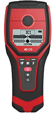 Rilevatore Tubi e Cavi Elettrici, Rilevatore di metalli da parete LCD multifunzionale professionale portatile Strumento digitale for la ricerca di cavi in ​​​​legno ad alta sensibilità