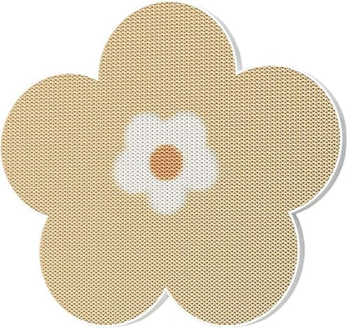 tylxayoxa Rascador De Pared con Diseño De Flores For Gatos, Rascador De Pared De Cartón Corrugado, Rascador con Ventosa(Yellow)