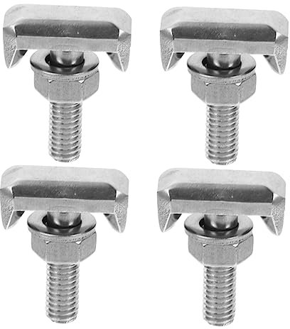 Cabilock 4 Piezas Pernos T de Acero Inoxidable para Coche Perno T para Tensor de Batería y Cables de Batería para Terminales de Coche