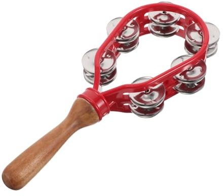 Yardwe Holzglöckchen Mit Griff Für Junge Mädchen Kleine Schlaginstrumente Schlaginstrumente-kuhglocken Musikinstrument Für Kleinkinder Klingelunterricht Glockenstab