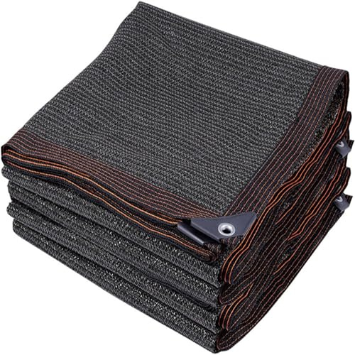 Vela ombreggiante da giardino, 4 m x 8 m, resistente ai raggi UV, con occhielli, per piante, giardino, cortile, pollaio e balcone, copertura per baldacchino all'aperto