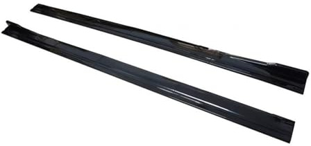 Rock Aufkleber Seitenschweller-Erweiterungen, Schweller-Lippe Für F30 F31 2012+ 3er-Serie, 8-teilig, 220,9 cm, ABS-Kunststoff, Schwarz Glänzend