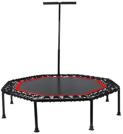 Trampolino Elastico Da Interno Attrezzatura for il fitness portatile pieghevole for trampolino for adulti da 48 pollici, diametro 122 cm(48inch arm)
