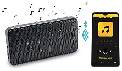 Caliber Bluetooth Lautsprecher - Drahtloser Box - 2,8 Watt Lautsprecher - Kompakt und leicht zu transportieren - Schwarz - 6 Stunden Akkulaufzeit