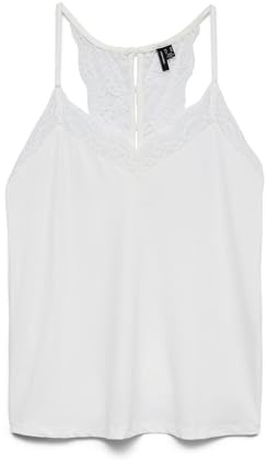 Vero Moda Femme Vmana S/l Top Noos Caraco Not Applicable, Snow White, L