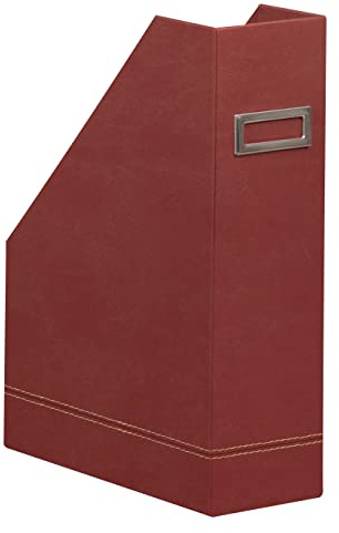 Rhodia 194543C Stehsammler 10x25x31cm Kunstleder, Nacarat Rot