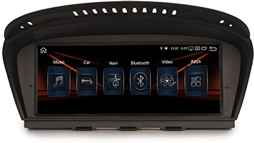 Erisin 8-Kern 8.8” CarPlay Android 12.0 GPS Autoradio Navi für BMW 3 Serie E90 E91 E92 E93 5 Serie E60 E61 6 Serie E63 E64 CCC System Unterstützt IPS Screen Bluetooth DAB+ Android Auto WiFi 4G TPMS
