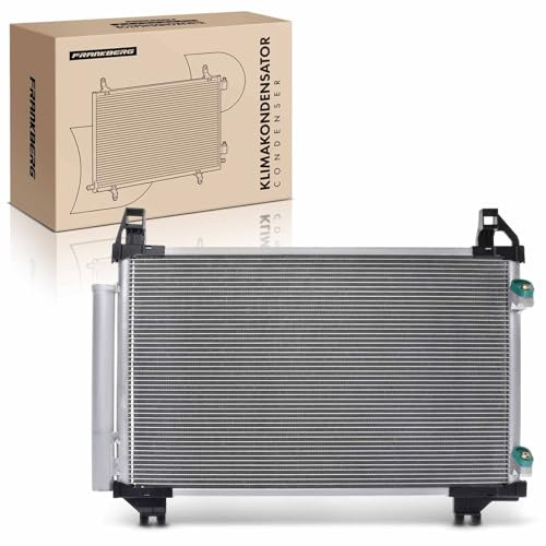 Frankberg Condenseur de Climatisation avec Support & Agent siccatif Compatible avec XD Hatchback 2008-2014 Yaris KSP9 2006-2007 Yaris P9 2005-2014 Remplacer# 8846052110