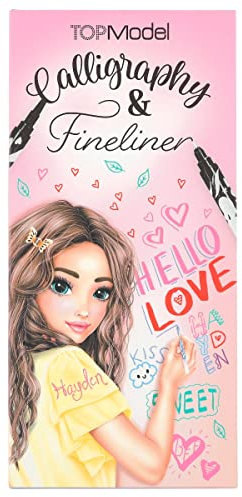 Depesche 11392 TOPModel-Set per calligrafia e fineliner con 8 pennarelli con doppia punta smussata, penne calligrafiche per scrivere e decorare, Multicolore, 1 Stück (1er Pack)