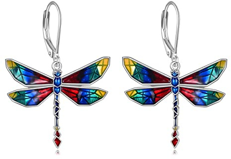 Wolf/Katze/Eulen/Biene/Phönix/Kolibri/Fuchs/Libelle/Faultier Ohrringe 925 Sterling Silber Tier Ohrringe Schmuck Geschenke Für Damen Mädchen