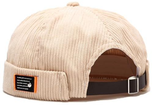 VIAUMBR Dockermössa, mössa, huvudduk, fiskarhatt för män och kvinnor, beige, storlek 56-60