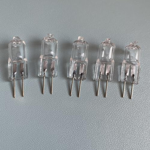 GWAYUANY 10Pcs/Lot G4 12V 20W Dc Ac 12V Tungsten Halogen Bulb Lamp Lighting Light Indoor Lights,12V-5W