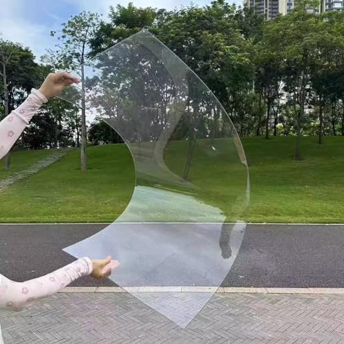 ZHUOZ1T Transparente Polycarbonat-Dachplatten,1,5mm Dicke PC Endurance Board,Wasserdicht UV-beständig Klar Gewächshaus Platten,für Carports,Vordächer,Terrassen,Balkon,Sonnenräume (0.8m x 15m)