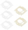 VGOL 5Pcs Keyboard Key Clip Keycap Keys Key Scissor Clips Hinge Replacement Compatible with Macbook Pro 2008 2009 2010 2012 Laptop Keyboard Accessories