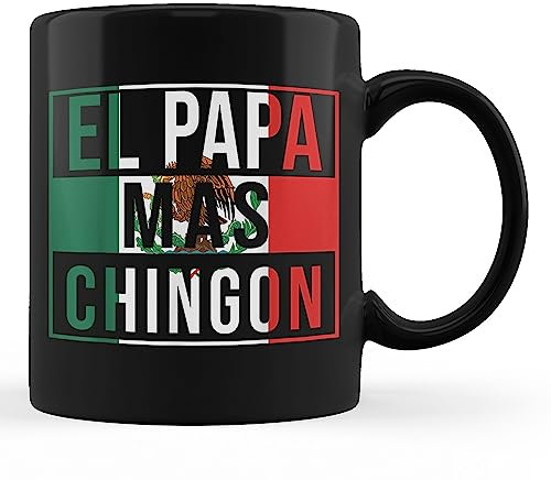 Drinking Cup El Papa Mas Chingon Stoneware Coffee Mug Novelty Ceramics Coffee Cup Personalized Coffee Mug for Beer Cafe 330Ml