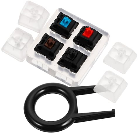 Artibetter Tastaturtester mit Acrylfuß für Mechanische Schalter, 1 Stück | ABS Ausführung, Leicht und Tragbar, Einfache Bedienung für Private oder Professionelle Nutzung Zufällige Farbe