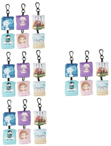 KOMBIUDA 24pièces Lingettes Nettoyantes Pour Écran Et Avec Porte-clés Chiffons De Nettoyage Multifonctions Pour Appareils Électroniques Téléphones Et Caméras