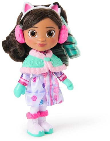 La Casa de Puppen Gabby – Süße Gabby Puppe aus dem Film 15 cm mit Zubehör für Schnee und kämmbare Mähne - Spielzeug für Mädchen 3 Jahre + - Geschenk für Mädchen 3 Jahre +