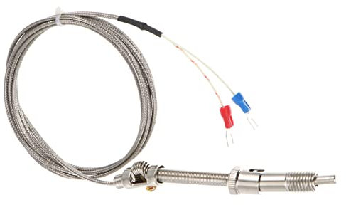 Alipis 2m Temperatursonde Edelstahlsonde Wasserdichter Sensor Temperatursensor Teile Für Temperaturmesswerkzeuge Kabellose Leitungslänge Anpassbar Für Kühlhäuser Lagerhallen