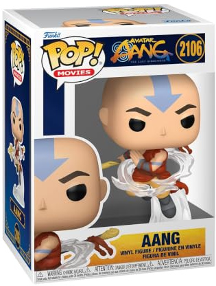 Funko POP! Movies: Avatar Aang The Last Airbender - Aang | Official Merch - Collectable Vinyl Figurine for Shelf Display - Birthday Gift Idea for Fans and Collectors