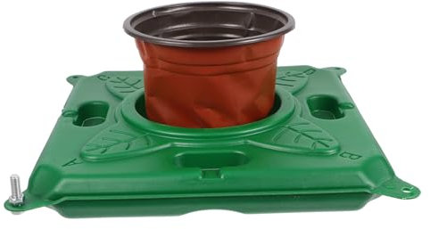 ibasenice Isla Flotante Ecológica para Estanque Verde, Set 1 Pieza PE