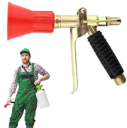 Penlimly Pulverizador de Agua - Pulverizador Agrícola De Largo Alcance con Alta Presión | Boquilla De Cobre Atomizador para Jardinería Lavado De Coches En Exterior