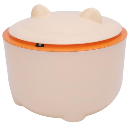 Srliya Cat Litter Trash Kan med Tryck Typ Lock Medslutna Design Kompakta Katt Papperskorg Kan för Hemmet