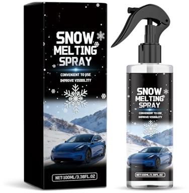 Beimus Dégivrage rapide de 100 ml pour dégivrage de pare-brise - Dégivreur de vitres de voiture - Application facile - Pour l'hiver et la neige