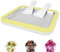 Climafusion Heladeras Hacer Helado con 2 Espátulas, Maquina de Helados, Ice Cream Maker para Sorbete Yogurt congelado Gelato (amarillo, Una talla)