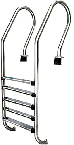 Poolleitern Für Eingelassene Pools, Poolleiter Mit Rutschfester Trittstufe, Edelstahl 2/3/4/5-Stufen-Poolleiter Im Boden, Strapazierfähige rutschfeste Leiter, Einfache Montage (Color : 5 Pedals)