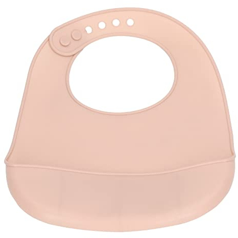 Silikonhaklappar, Mjuka och Vattentäta Silikonhaklappar för de Minsta (Rosa)