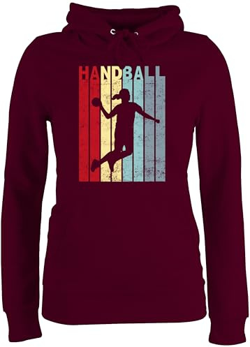 Shirtracer - Pullover Damen Hoodie Frauen - EM 2026 Trikot Ersatz - Handballerin Handball Sprungwurf