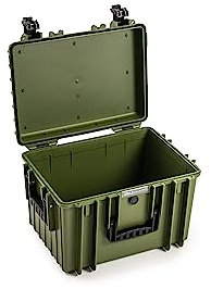 B&W International Transportkoffer Outdoor 5500 (PP.379) Bronze Grün – Leerkoffer – Wasserdicht (IP67), staubdicht, schlagfest, extrem robust