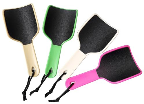 Goldyida 4 Stück Hornhautfeile Fußfeile Hornhautfeile Hornhauthobel Professioneller Hornhauthobel Fußpflege Werkzeug Für Fußpflege, Raspelfeilen, professionelles Pediküre Werkzeug