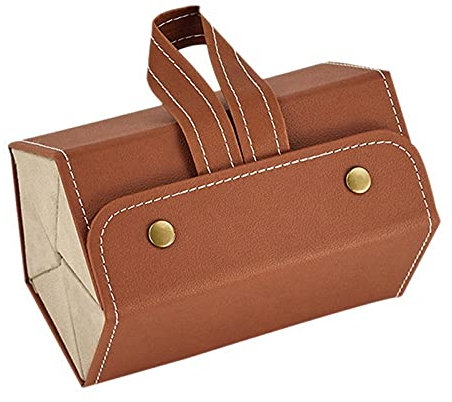 BEEOFICEPENG Tragbarer Brillen-Organizer mit 5 FäChern Faltbare Sonnenbrille Brillen -Organizer-HüLle zum AufhäNgen Von Brillen-Display-Halter