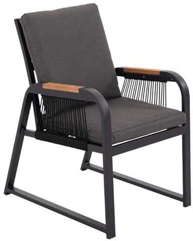 OUTLIV. Siena Loungesessel, 56x87,5cm, mit Armlehnen, Grau