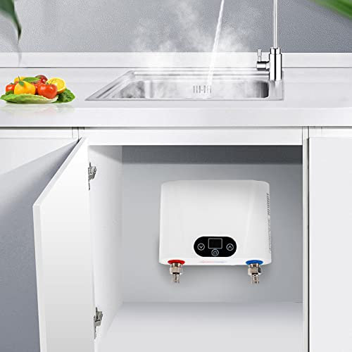 Chauffe-eau électronique instantané - 5,5 kW - Résistant à la pression - Étanche - Petit chauffe-eau instantané - Pour salle de bain - 220 V