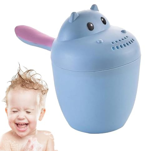 Baby Kinder Haarwaschbecher Badebecher, Baby Shampoo Spülbecher, Bad Wasserfall Rinser, Bad Spülbecher, Niedliche Waschbecher, Cartoon Shampoo Spüler Krug, Becher Dusche Badewanne Wasserfall