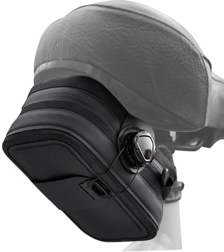 Fahrradsatteltasche, Outdoor-Biking-Satteltasche, 40 cm, wasserabweisend, mit Drehschloss, kompakte Aufbewahrung, Design für tägliches Pendeln, Camping, Rennrad und Fahrradverpackung