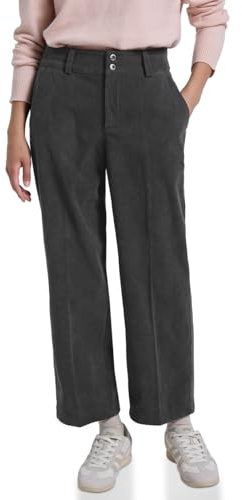 Street One Studio Straight Leg Cordhose Shore Grey 38