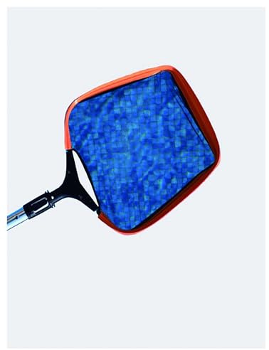 Générique Épuisette de Piscine Robuste avec Manche télescopique réglable (1,2 à 3 m à 1,8 m), Panier Profond, for piscines et bassins creusés/Hors Sol(Shallow Net)