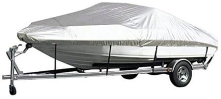NEWFUN Båtskydd 210D, 3.35-4 meter, dammtät UV-beständigt Båtduk för Yacht Snabbbåt Fiskebåt V-botten